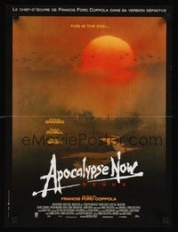 4v243 APOCALYPSE NOW French 15x21 R01 Redux, Francis Ford Coppola, art of helicopters over jungle!
