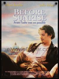 4v250 BEFORE SUNRISE French 15x21 '95 directed by Richard Linklater, Ethan Hawke, Julie Delpy