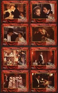 4x019 AGE OF INNOCENCE 8 8x10 mini LCs '93 Martin Scorsese, Daniel Day-Lewis, Winona Ryder!