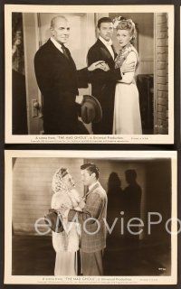 4x432 MAD GHOUL 5 8x10 stills '43 Universal horror, Turhan Bey, Evelyn Ankers, George Zucco!