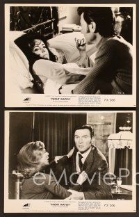 4x384 NIGHT WATCH 7 8x10 stills '73 Elizabeth Taylor, Laurence Harvey!