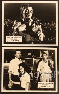 4x004 CAPE FEAR 8 English FOH LCs '62 Gregory Peck, Robert Mitchum, Polly Bergen, classic!