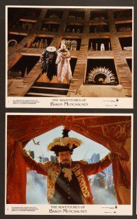 4x018 ADVENTURES OF BARON MUNCHAUSEN 8 8x10 mini LCs '89 directed by Terry Gilliam, John Neville!