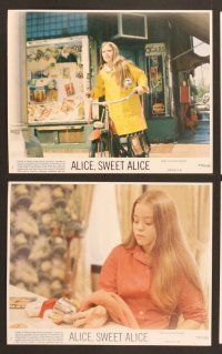 4x023 ALICE SWEET ALICE 8 8x10 mini LCs '77 first Brooke Shields, Linda Miller, Mildred Clinton!