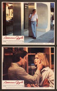 4x026 AMERICAN GIGOLO 8 8x10 mini LCs '80 male prostitute Richard Gere is being framed for murder!