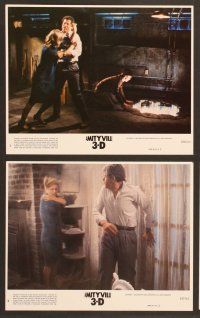 4x028 AMITYVILLE 3D 8 8x10 mini LCs '83 in this movie you are the victim, not a sequel!