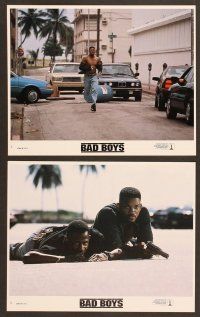 4x035 BAD BOYS 8 int'l 8x10 mini LCs '95 Will Smith, Martin Lawrence, directed by Michael Bay!