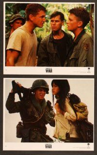 4x058 CASUALTIES OF WAR 8 8x10 mini LCs '89 Michael J. Fox, Sean Penn, Brian De Palma!