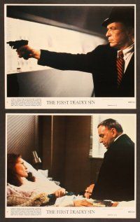 4x106 FIRST DEADLY SIN 8 8x10 mini LCs '80 Frank Sinatra's final role, Faye Dunaway, James Whitmore!