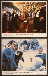 4x176 MONTY PYTHON'S THE MEANING OF LIFE 8 8x10 mini LCs '83 Chapman, Cleese, Gilliam, Idle, Palin