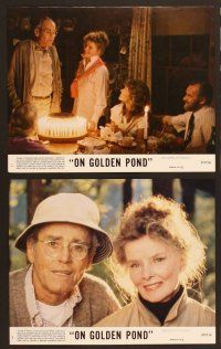 4x200 ON GOLDEN POND 8 8x10 mini LCs '81 Katharine Hepburn, Henry Fonda, and Jane Fonda!