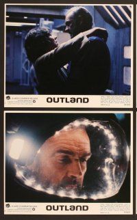 4x206 OUTLAND 8 8x10 mini LCs '81 Sean Connery is the only law on Jupiter's moon, Peter Boyle!