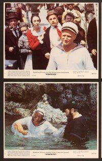 4x217 POPEYE 8 8x10 mini LCs '80 Robert Altman, Robin Williams & Shelley Duvall, E.C. Segar!