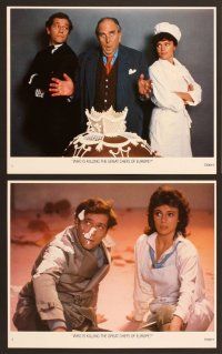 4x269 WHO IS KILLING THE GREAT CHEFS OF EUROPE 8 8x10 mini LCs '78 George Segal, Jacqueline Bisset!