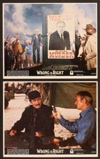 4x276 WRONG IS RIGHT 8 8x10 mini LCs '82 TV reporter Sean Connery, Robert Conrad, Katharine Ross!
