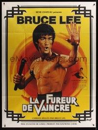 4y306 CHINESE CONNECTION French 1p R79 great different art of Bruce Lee by Rene Ferracci!