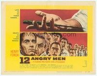 4y169 12 ANGRY MEN 8 LCs '57 Henry Fonda in Sidney Lumet's courtroom classic, all great scenes!