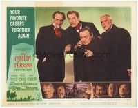 4y133 COMEDY OF TERRORS LC #8 '64 best Boris Karloff, Peter Lorre, Vincent Price & Basil Rathbone!