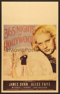 4y064 365 NIGHTS IN HOLLYWOOD WC '34 producer con men star Alice Faye in movie they want to fail!