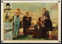 4z301 LOVE IN THE AFTERNOON linen Italian photobusta '57 band serenades naked Gary Cooper in sauna!