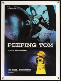 4z254 PEEPING TOM linen Spanish R70s Michael Powell, different image of Boehm w/camera weapon!