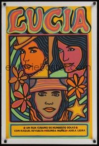 5a036 LUCIA Cuban R90s Cuban, Humberto Solas, great colorful artwork!
