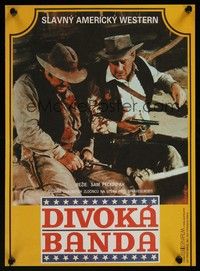 5a121 WILD BUNCH Czech 11x16 '91 Peckinpah classic, William Holden & Ernest Borgnine, different!