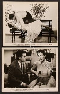 5c852 AUTUMN LEAVES 2 8x10 stills '56 Cliff Robertson was young & eager, Joan Crawford was lonely!