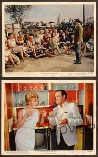 5c230 BACHELOR IN PARADISE 4 color 8x10 stills '61 Bob Hope romances sexy Lana Turner!