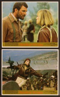 5c077 HIGH ROAD TO CHINA 8 8x10 mini LCs '83 aviator Tom Selleck & Bess Armstrong!