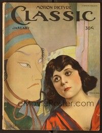 5d074 MOTION PICTURE CLASSIC magazine January 1921 portrait of Theda Bara by Leo Sielke Jr.!