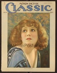 5d079 MOTION PICTURE CLASSIC magazine July 1921 art of Gloria Swanson by Benjamin Eggleston!