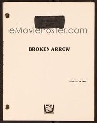 5d255 BROKEN ARROW second revised draft script January 24, 1995, screenplay by Graham Yost