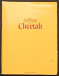 5d218 CHEETAH presskit '89 Walt Disney, many great images of Africa & wild animals!