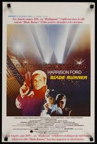 5e609 BLADE RUNNER Belgian '82 Ridley Scott sci-fi classic, different image of Harrison Ford!