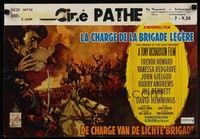 5e612 CHARGE OF THE LIGHT BRIGADE Belgian '69 Trevor Howard, Vanessa Redgrave, great Ray art!