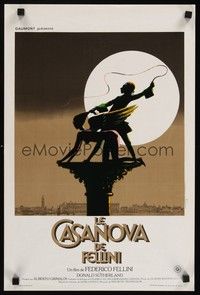 5e629 FELLINI'S CASANOVA Belgian '76 Il Casanova di Federico Fellini, wild Ferracci art!