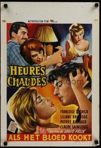 5e647 HOT HOURS Belgian '59 Heures Chaudes, Francoise Deldick, Liliane Brousse!