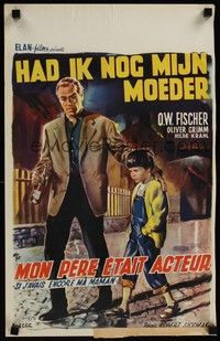 5e683 MEIN VATER, DER SCHAUSPIELER Belgian '56 Robert Siodmak, Wik art!