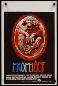 5e702 PROPHECY Belgian '79 John Frankenheimer, art of monster in embryo by Paul Lehr!