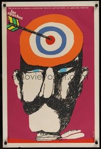 5e513 APACHEN Cuban '76 Gottfriend Kolditz, Bachs artwork of man with bullseye on his head!