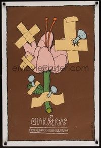 5e519 CHAPUCERIAS Cuban '89 Enrique Colina, Bachs artwork of nailed flower!