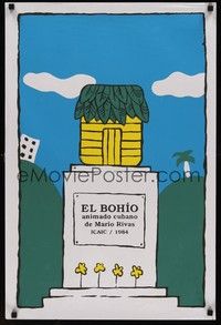 5e530 EL BOHIO signed Cuban R1990s by the artist Daniel T, Mario Rivas Cuban cartoon!