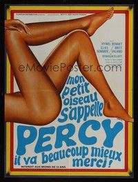 5e428 PERCY French 23x32 '71 the 1st successful penis transplant, Elke Sommer, Britt Ekland