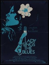 5e457 LADY SINGS THE BLUES French 15x21 '72 great art of Diana Ross as Billie Holiday!