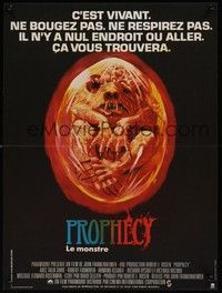 5e479 PROPHECY French 15x21 '79 John Frankenheimer, art of monster in embryo by Paul Lehr!