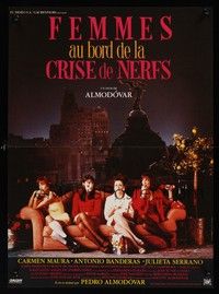 5e504 WOMEN ON THE VERGE OF A NERVOUS BREAKDOWN French 15x21 '89 directed by Pedro Almodovar!
