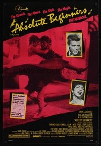 5f016 ABSOLUTE BEGINNERS 1sh '86 David Bowie stars in the musical!