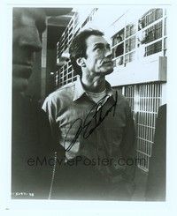 5g303 CLINT EASTWOOD signed 8x10 REPRO still '90s great c/u in cell block from Escape from Alcatraz!