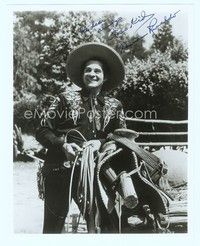 5g306 DUNCAN RENALDO signed 8x10 REPRO still '80s great smiling portrait as the Cisco Kid!